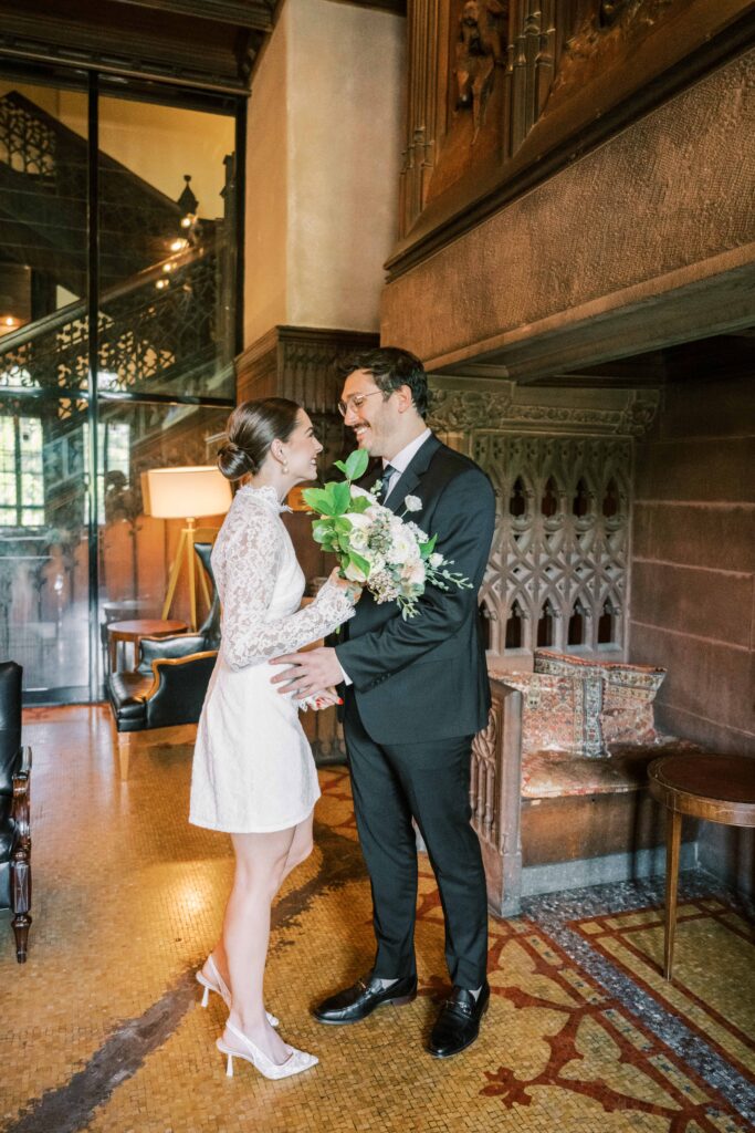 first look Chicago Athletic Association elopement