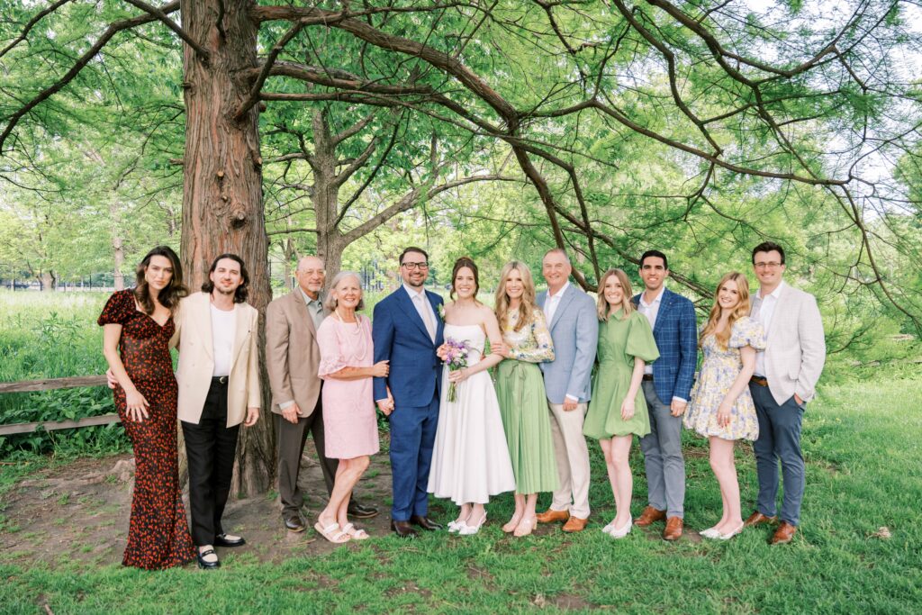 family photos in the park