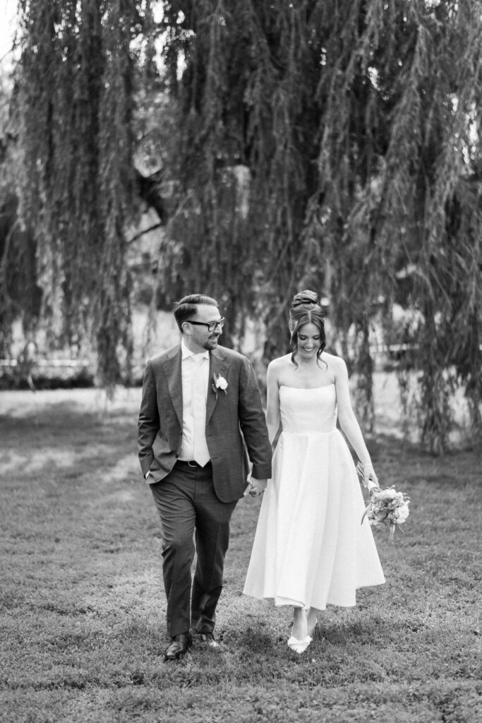 candid bride and groom wedding photos