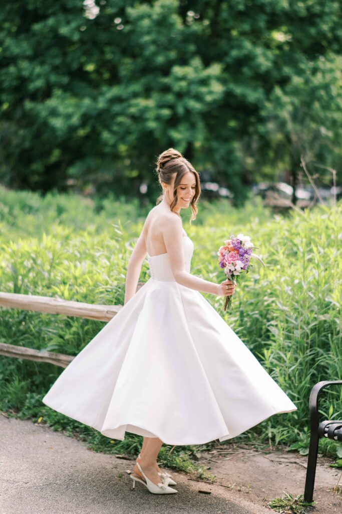 fine art bridal portraits in the park