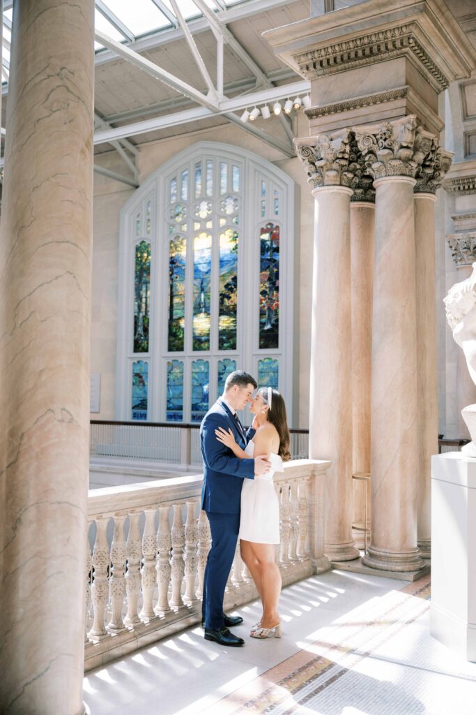 art gallery photoshoot