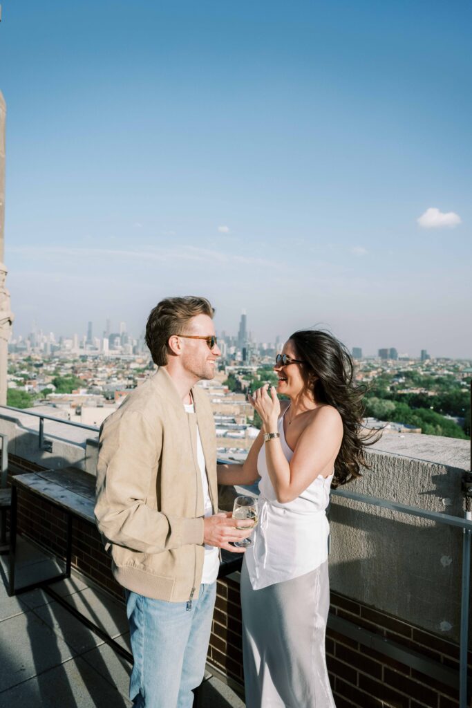 Chicago rooftop proposal at The Robey