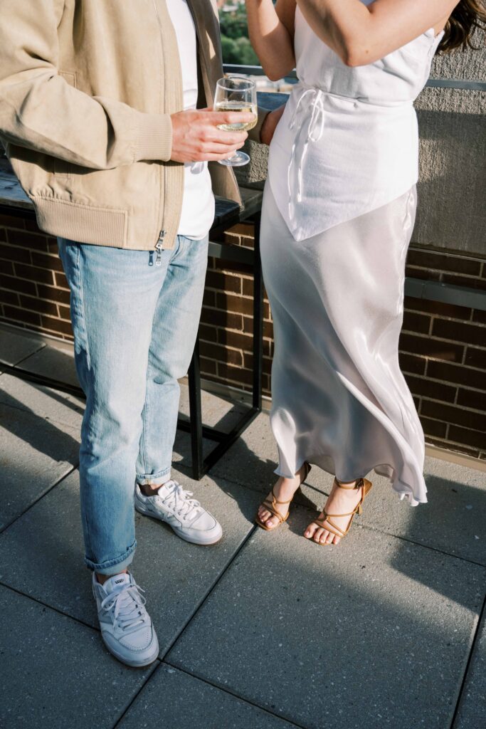 Chicago rooftop proposal at The Robey