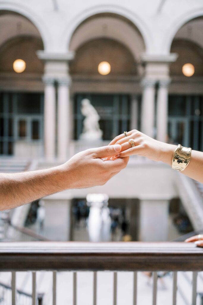 luxury Chicago proposal; fine art engagement photography