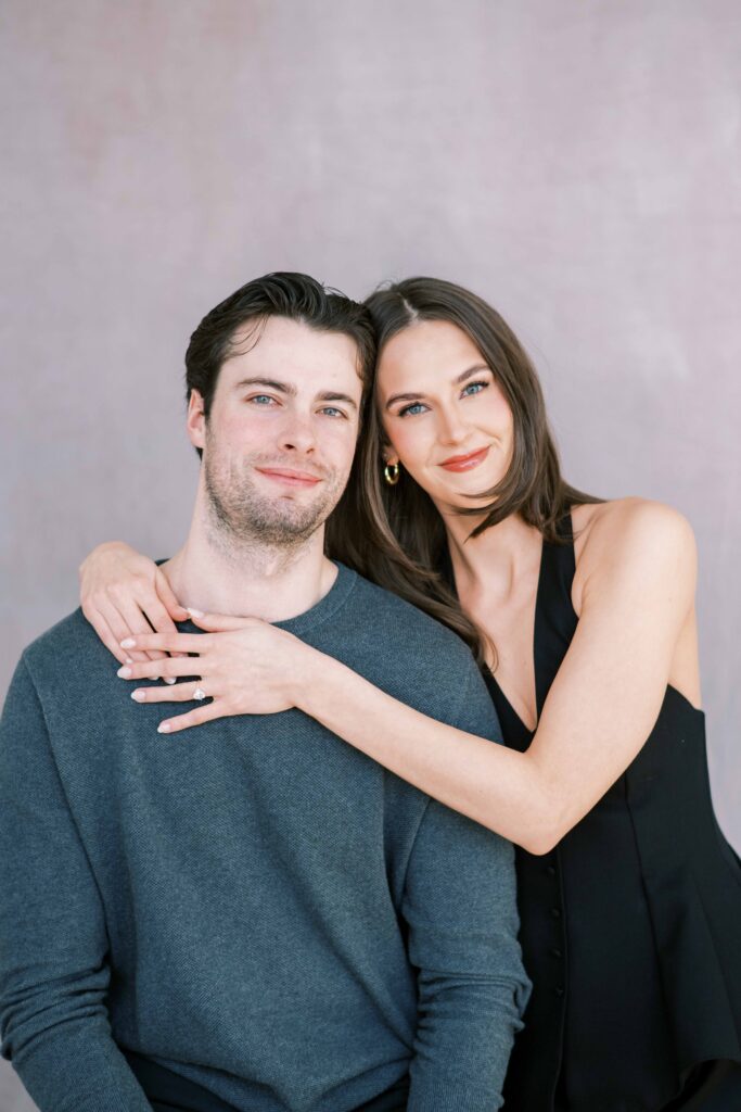 Chicago studio and outdoor engagement session