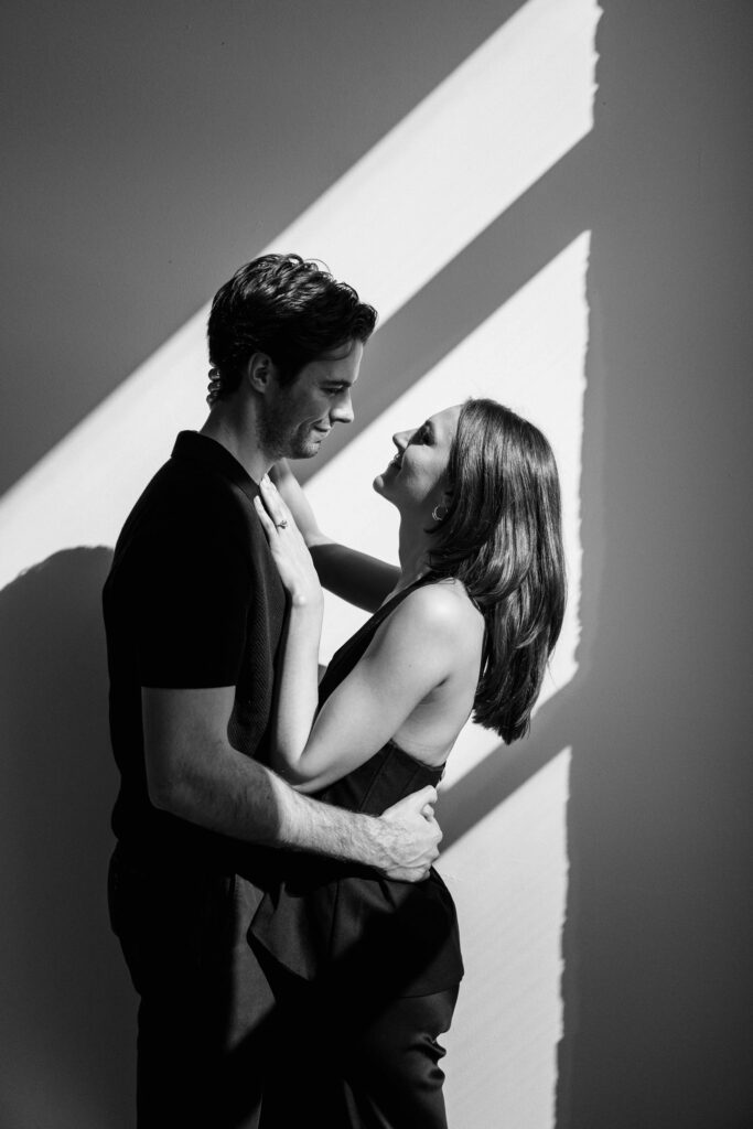 Chicago studio and outdoor engagement session