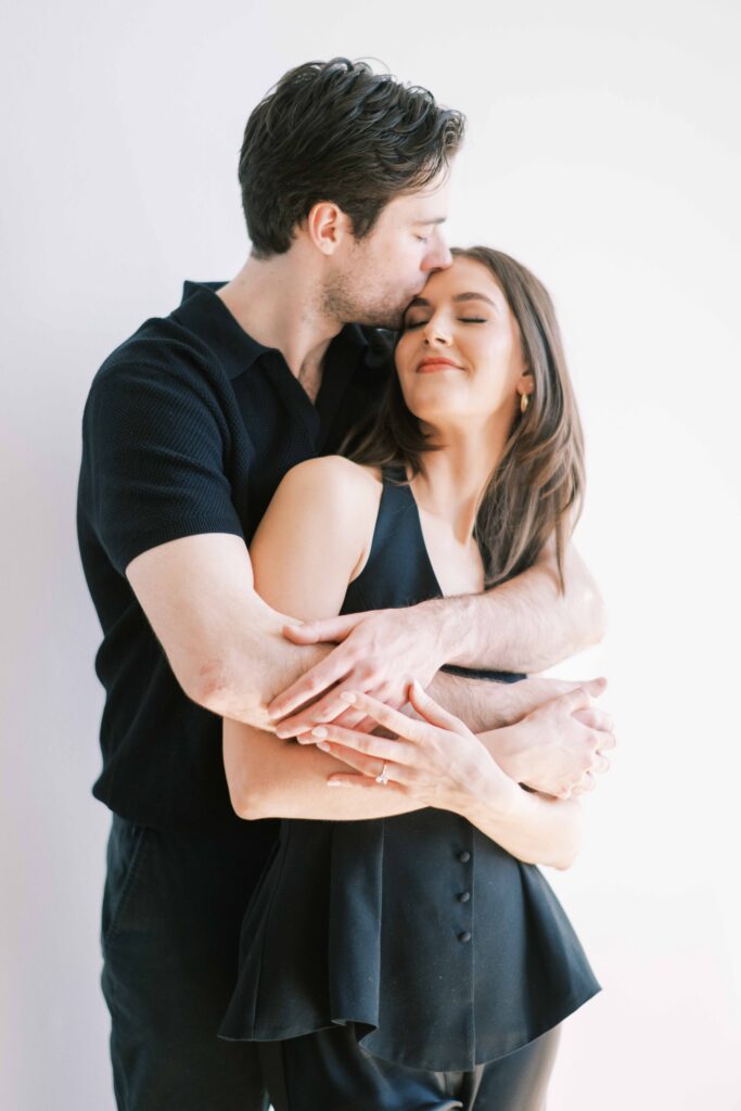 Chicago studio and outdoor engagement session