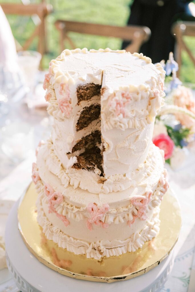 Elawa Farm wedding reception cake design