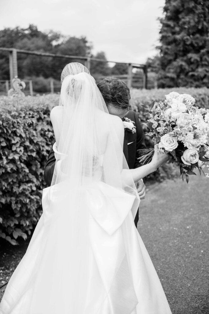 sweet groom reactions on wedding day