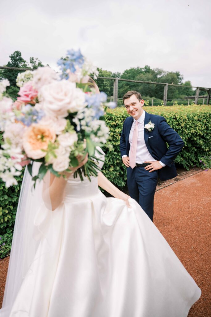 Elawa Farm wedding; first look photos