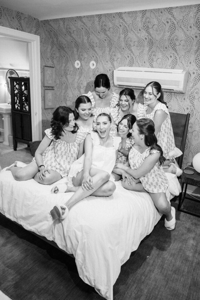 black and white wedding photos