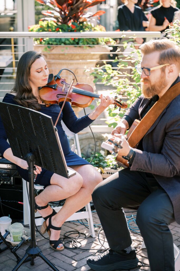 violinist, string quartet, live music for wedding ceremony