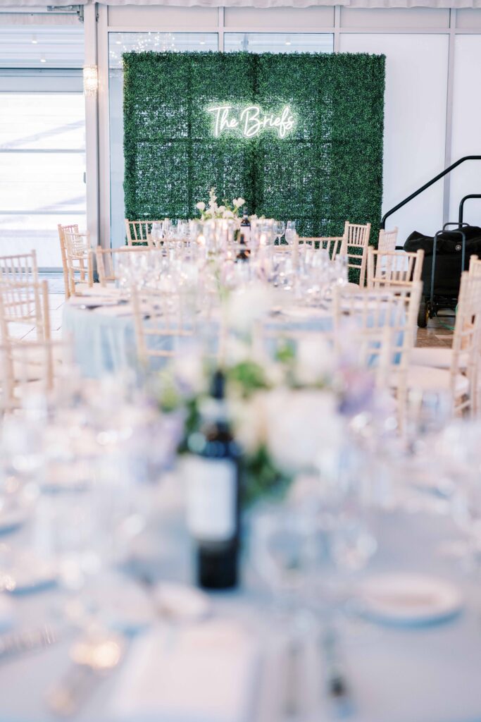 how to style a blank canvas wedding venue