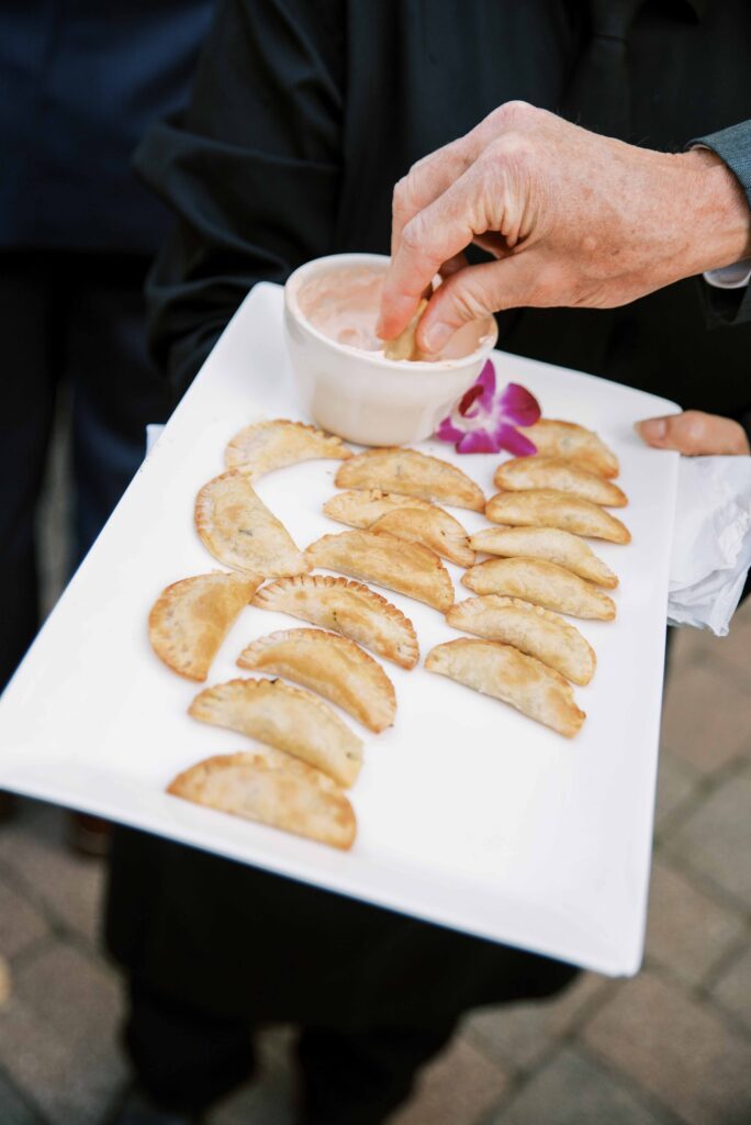 passed hors d'oeuvres for cocktail reception