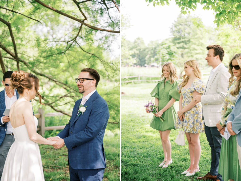 Chicago park elopement with family