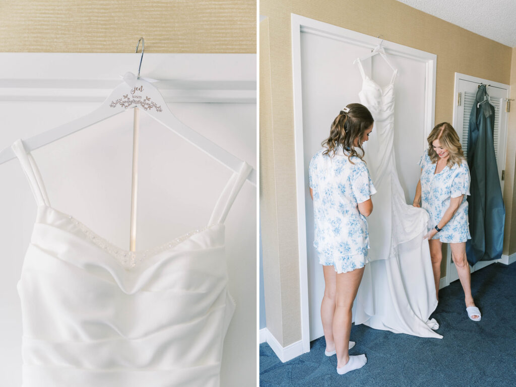 wedding day getting ready photos