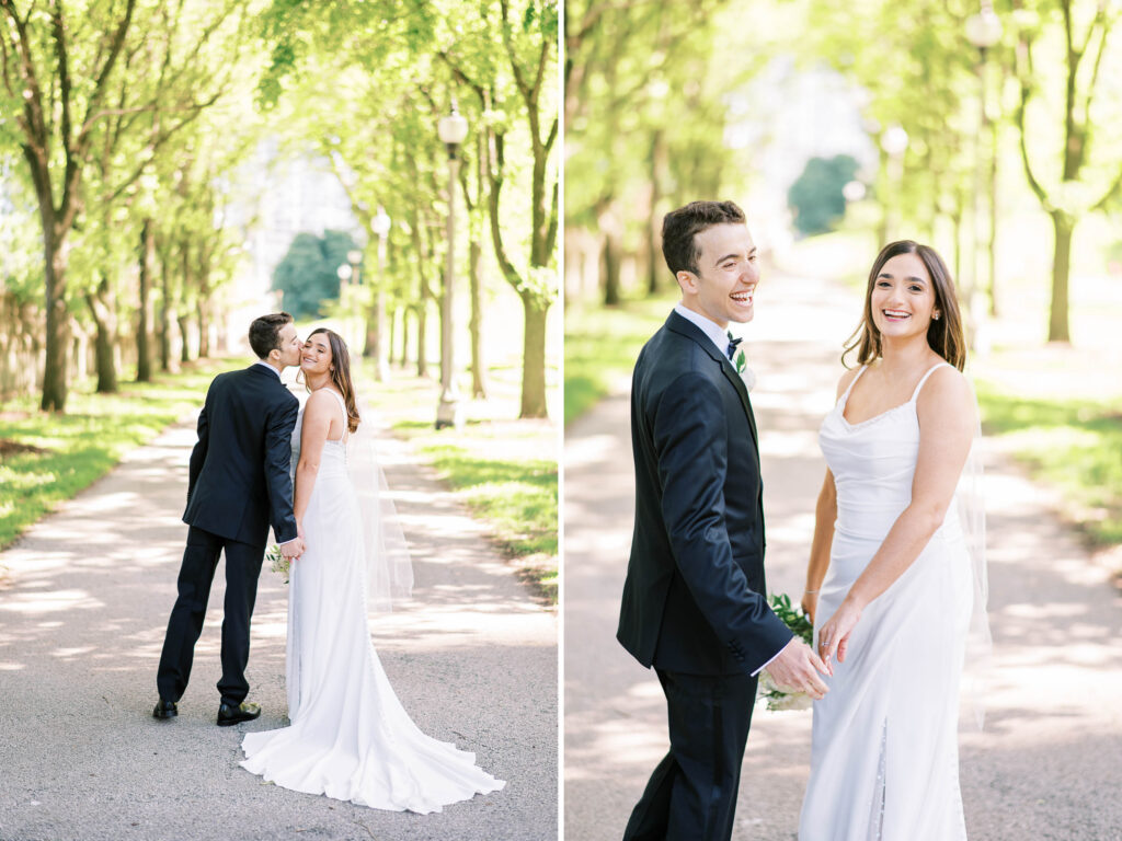 candid wedding portraits