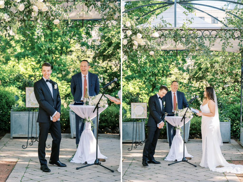 spring wedding at the Galleria Marchetti Pavilion Chicago