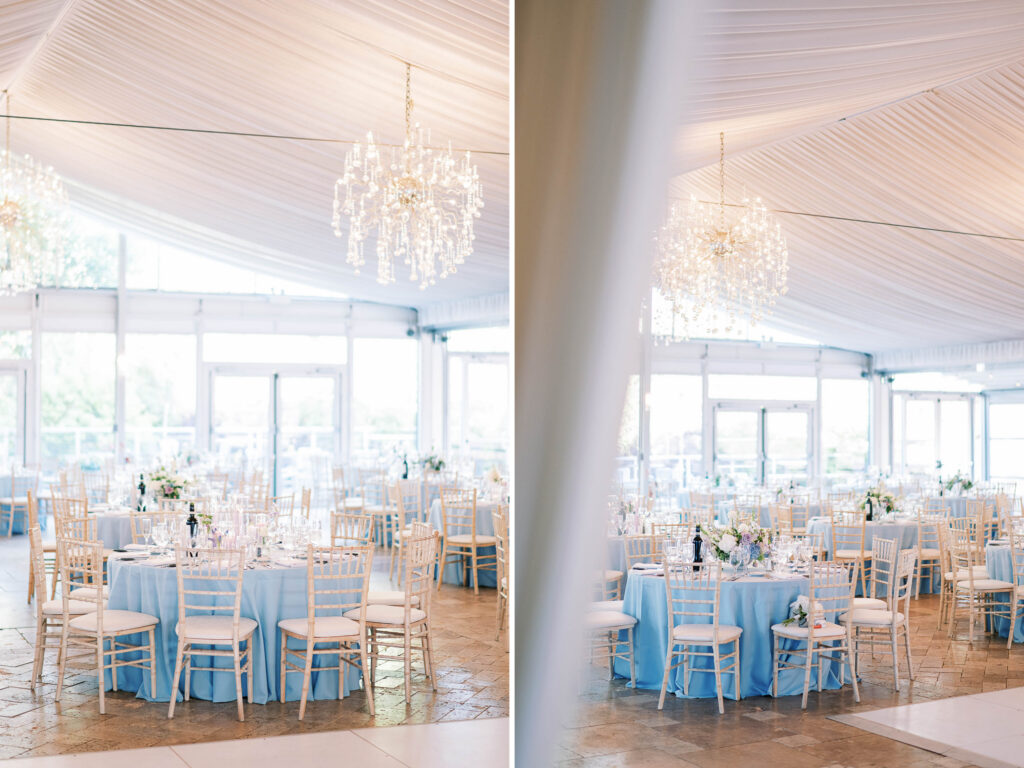 how to style a blank canvas wedding venue