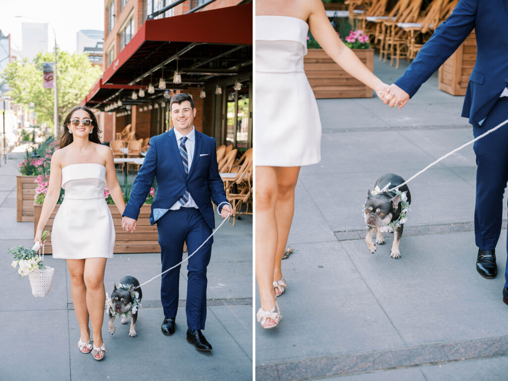 couples portraits in Fulton Market District Chicago