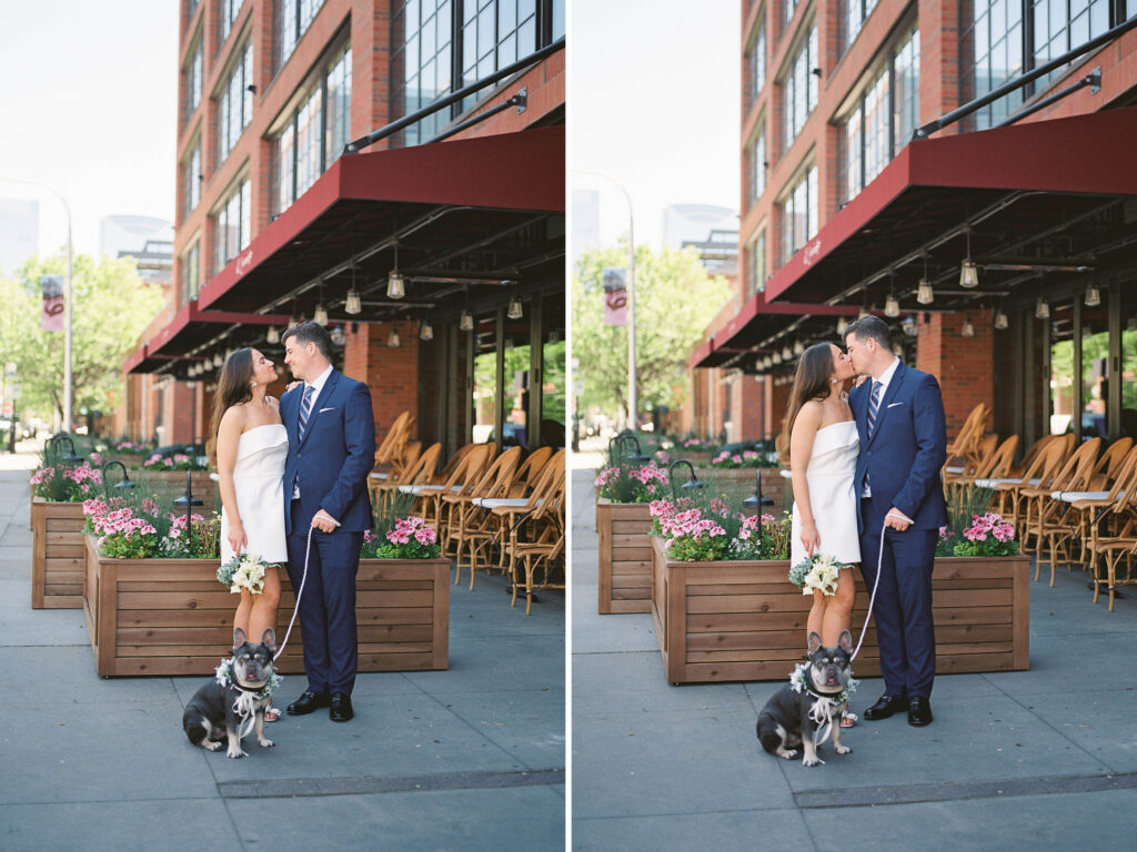 couples portraits in Fulton Market District Chicago