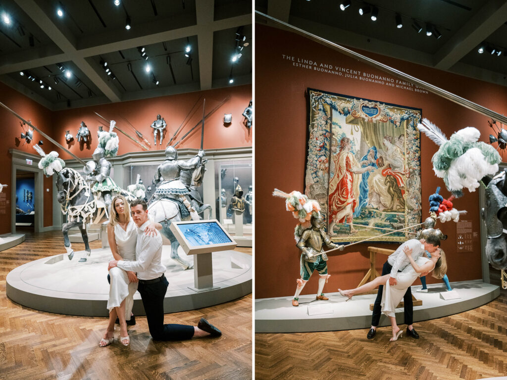 engagement photography sessions at the Art Institute of Chicago with Danielle Heinson