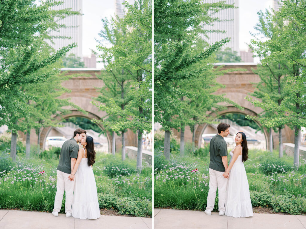 Art Institute of Chicago gardens proposal photography