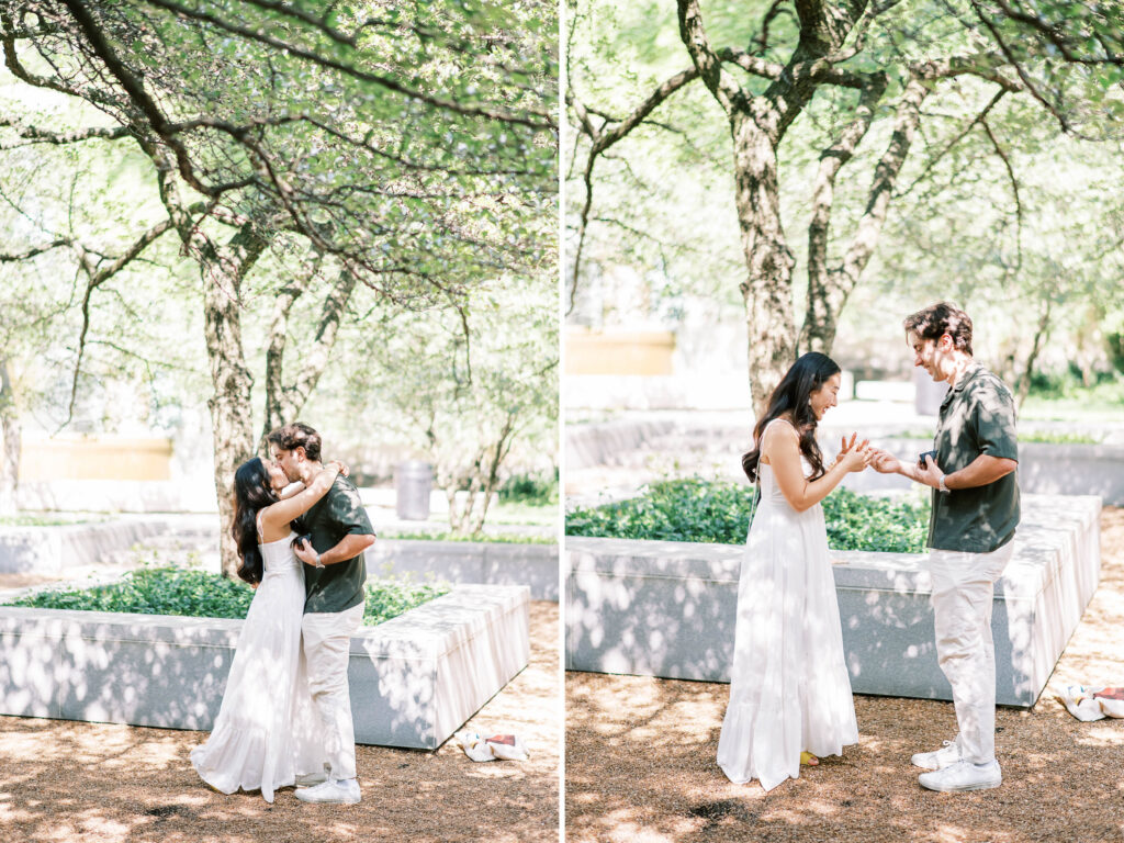 prettiest spots in Chicago for surprise proposal