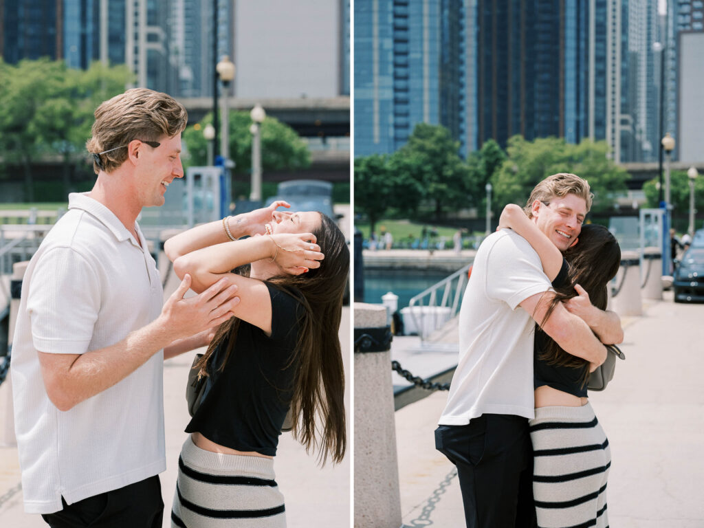 Chicago proposal photography by Danielle Heinson Photo