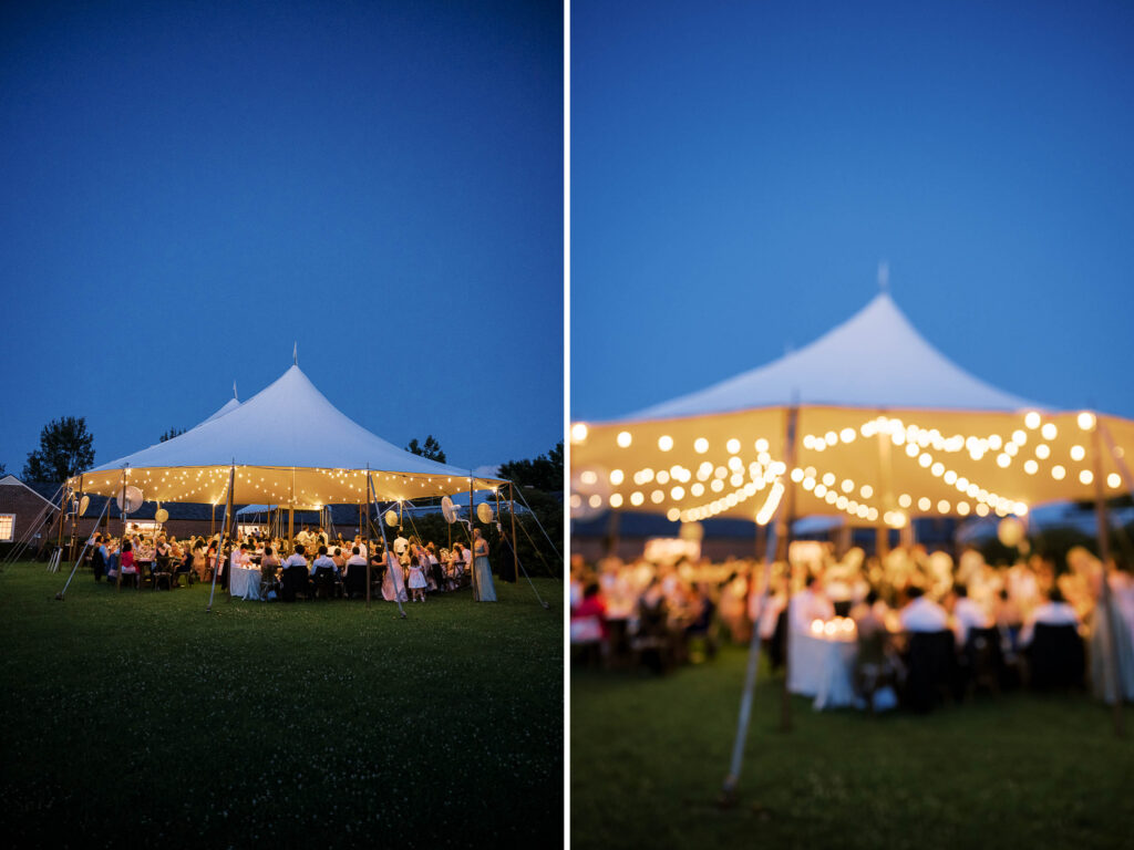 Elawa Farm wedding with tented reception