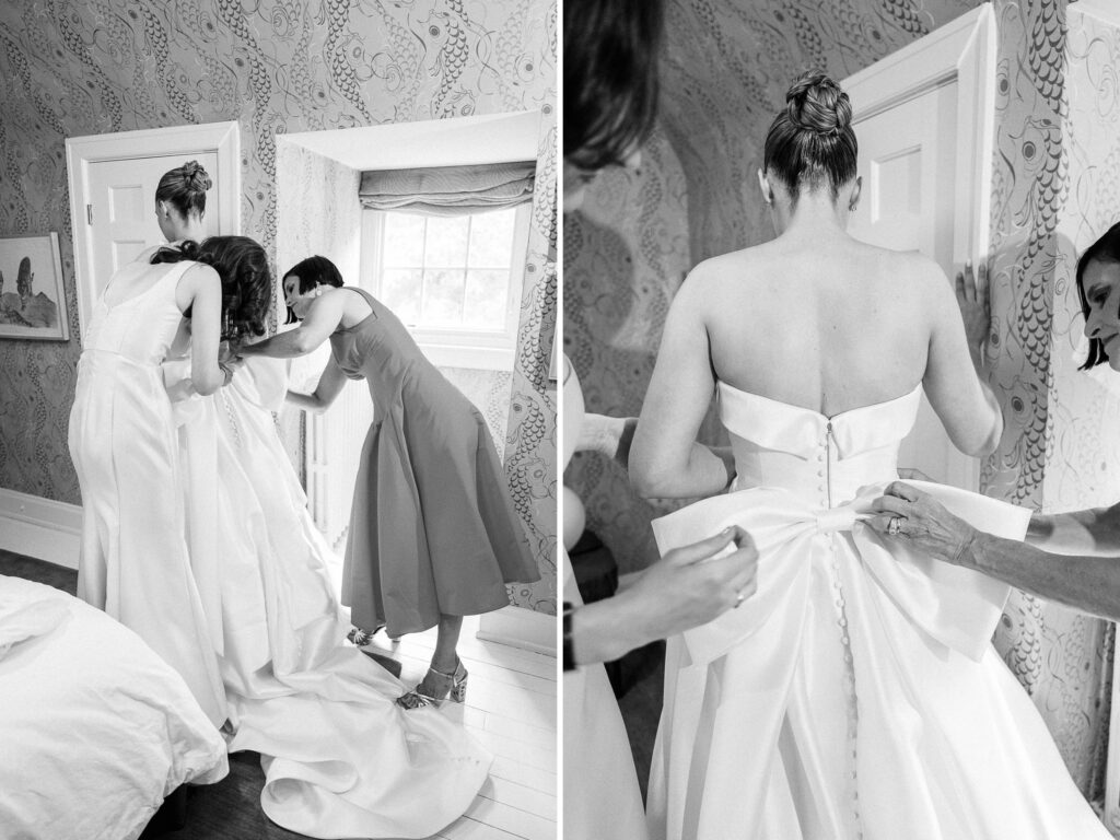 oversized bow, large bow wedding dress styles