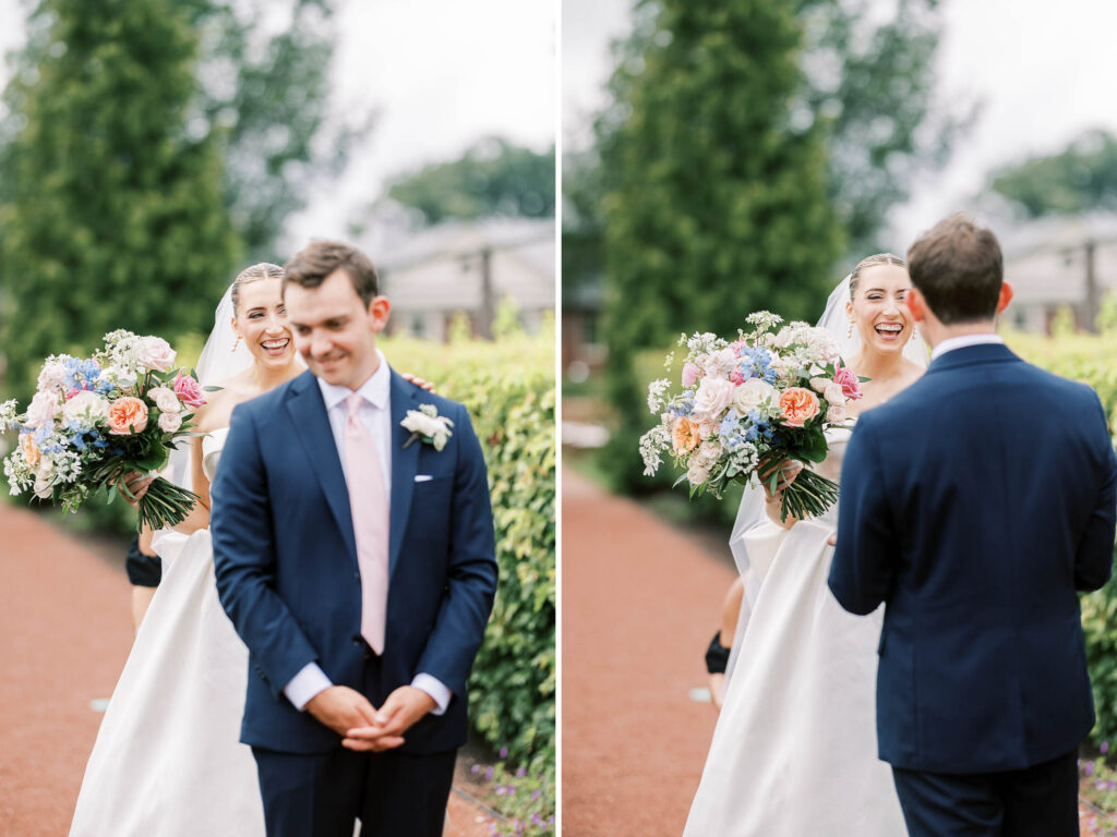 how to take good first look photos; fine art editorial wedding photography