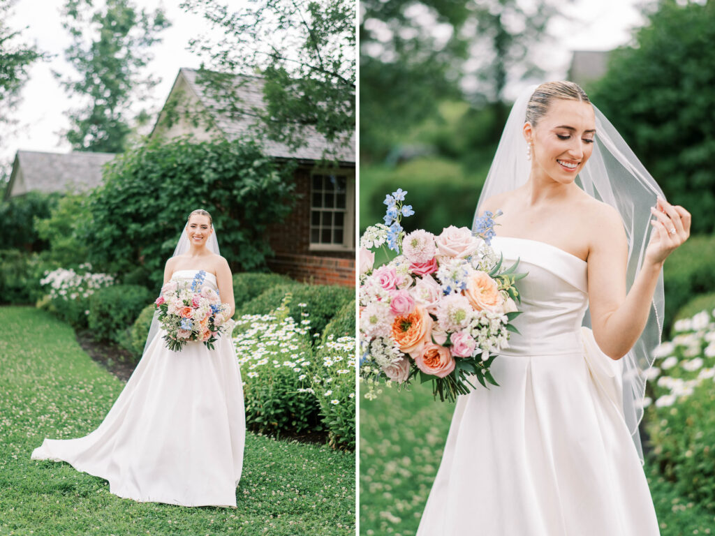 Danielle Heinson Photography, Chicago fine art wedding photographer; summer bridal bouquets
