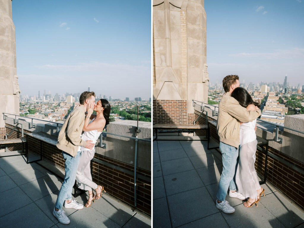 Chicago rooftop proposal at The Robey