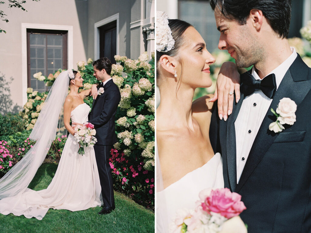fashion-forward Armour House wedding