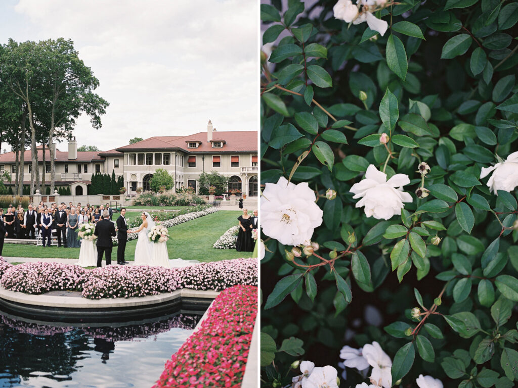 fashion-forward Armour House wedding