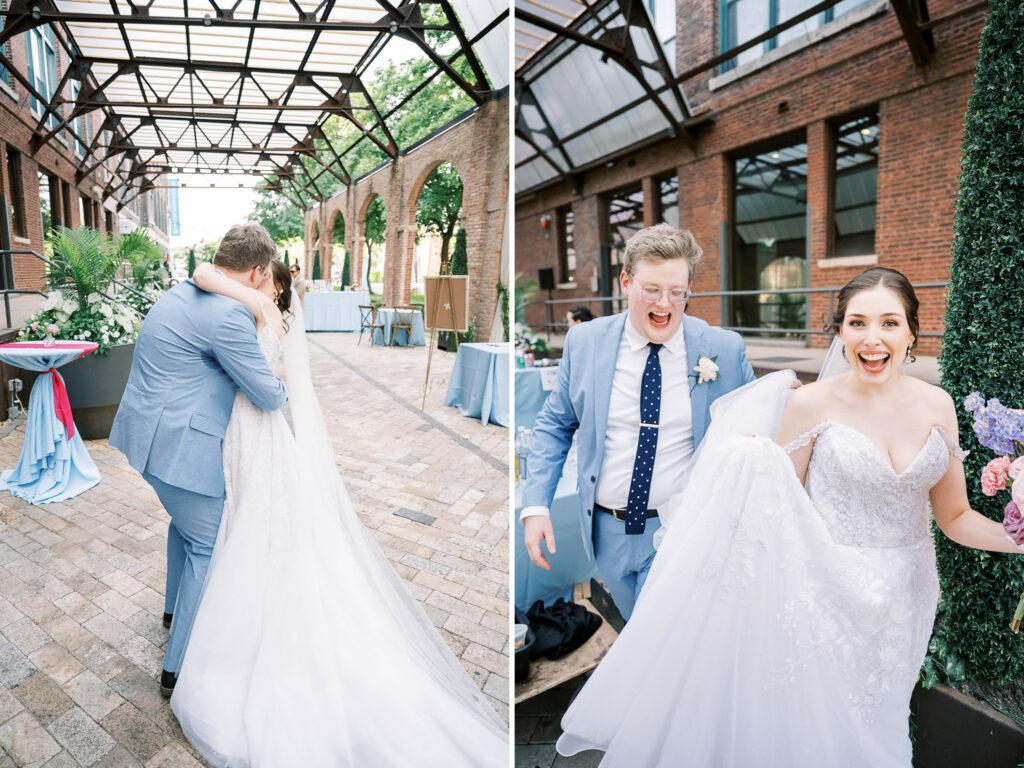 wedding exit photos