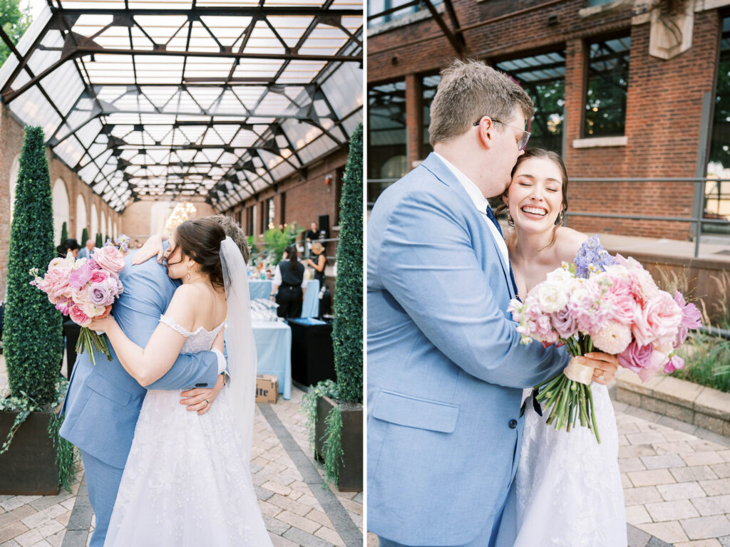 intimate wedding photos post ceremony