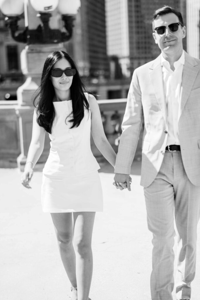 Editorial Chicago Elopement Photography at the Wrigley Building by Danielle Heinson Photography