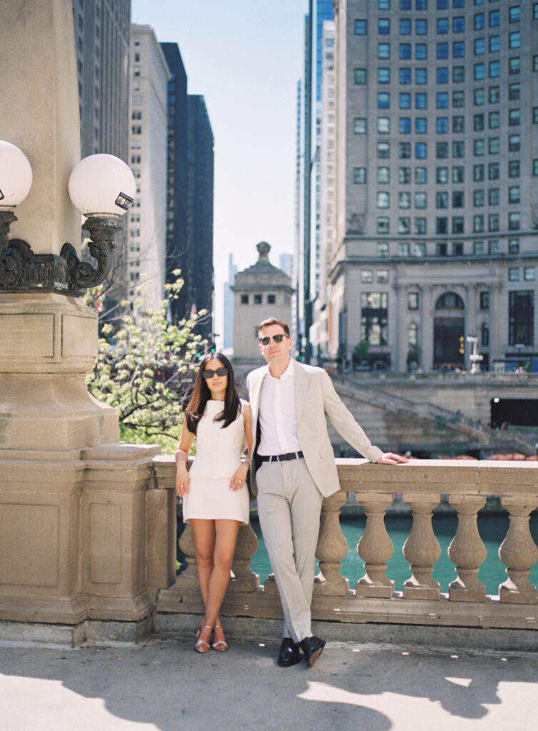 Editorial Chicago Elopement Photography at the Wrigley Building by Danielle Heinson Photography