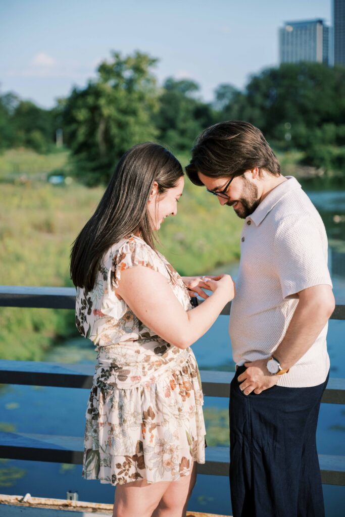 Lincoln Park Zoo proposal photography