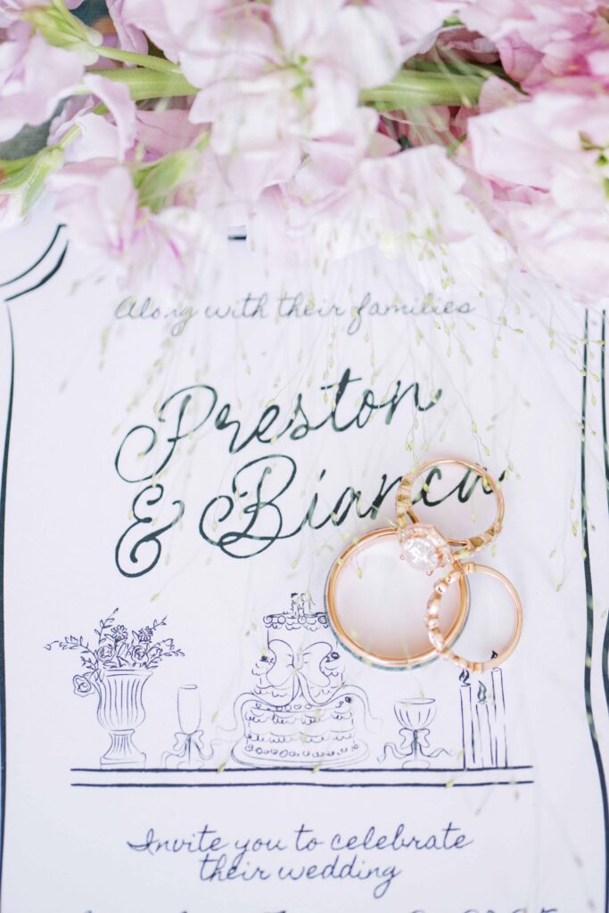 hand-drawn wedding invitations by Exsisto Design Studio on Etsy