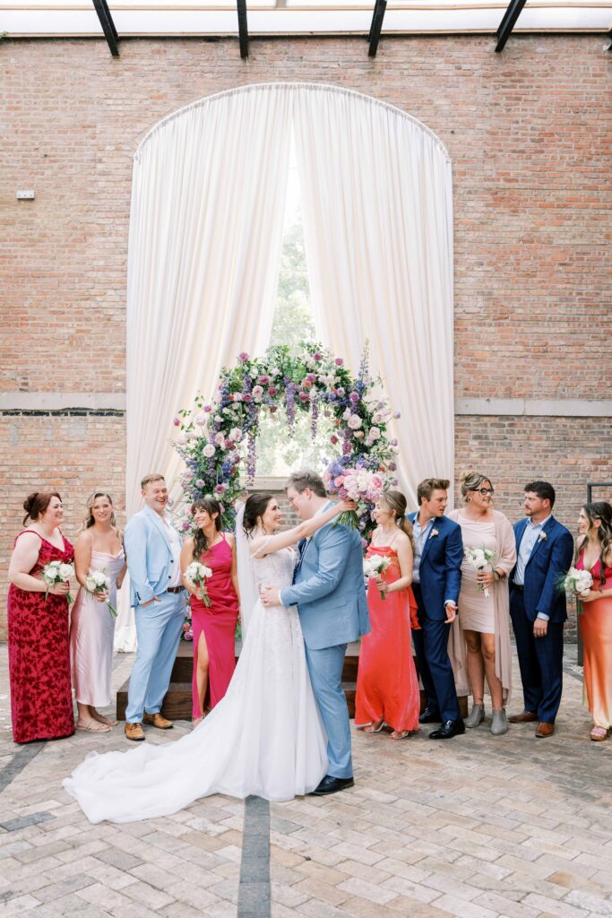 Bridgeport Art Center Sculpture Garden wedding