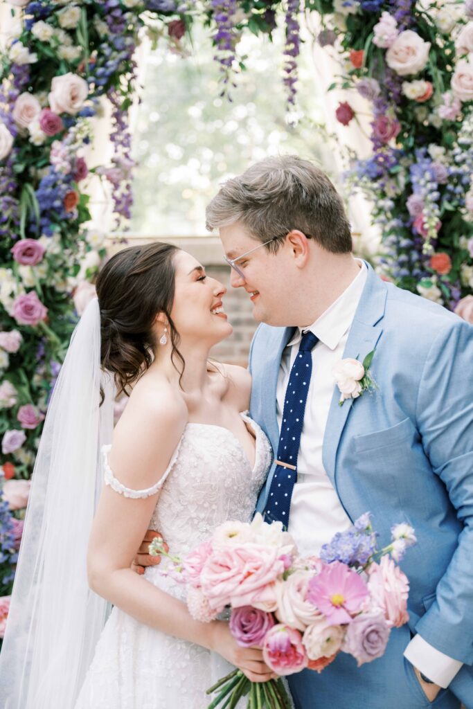 Bridgeport Art Center Sculpture Garden wedding photographed by Danielle Heinson Chicago