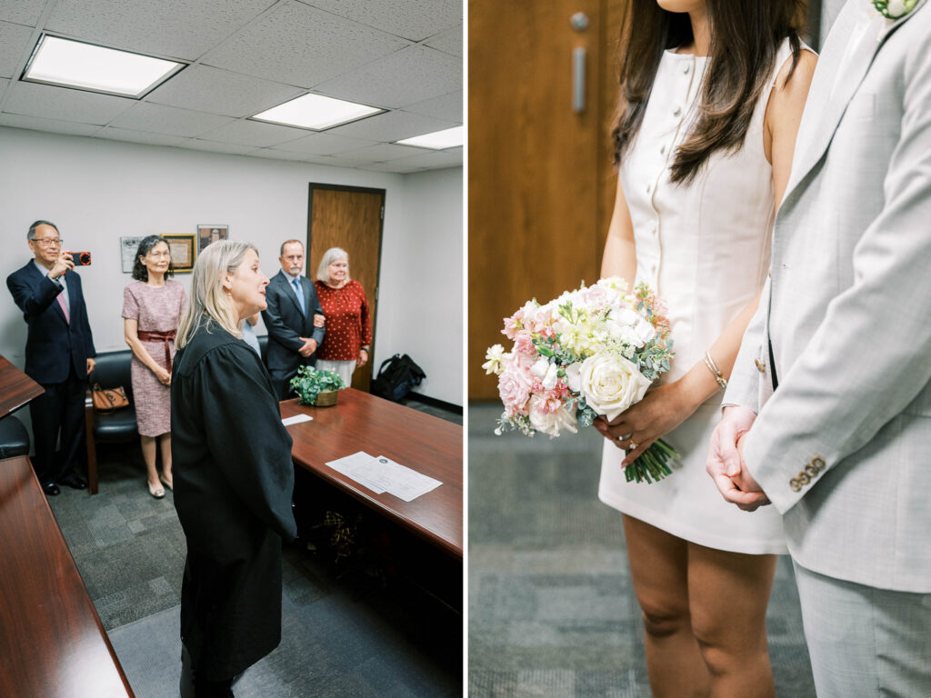 Chicago City Hall Elopement with family