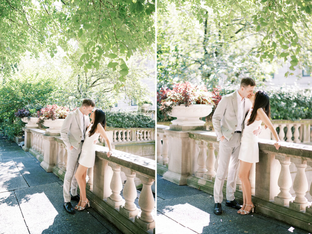 Editorial Chicago Elopement Photography at the Wrigley Building