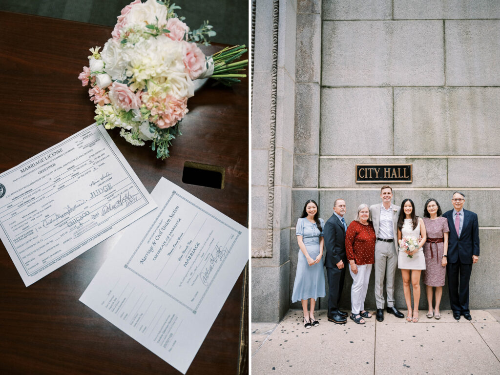 Chicago City Hall Elopement photographer