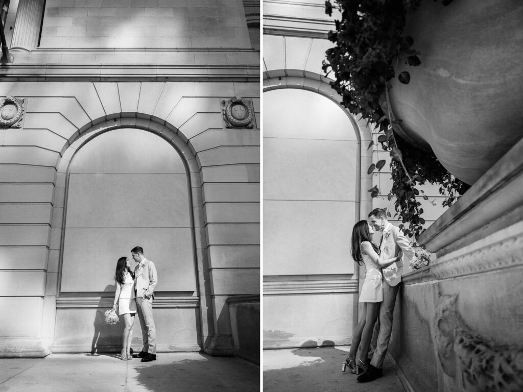 Editorial Chicago elopement photography at the Art Institute of Chicago