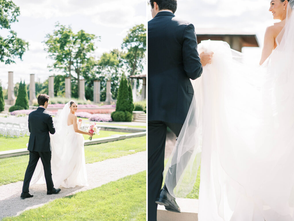fashion-forward Armour House wedding