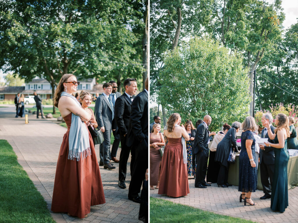 fashion-forward Armour House wedding